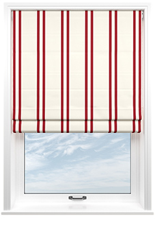 Winnies Stripe, Pillbox - Roman Blind